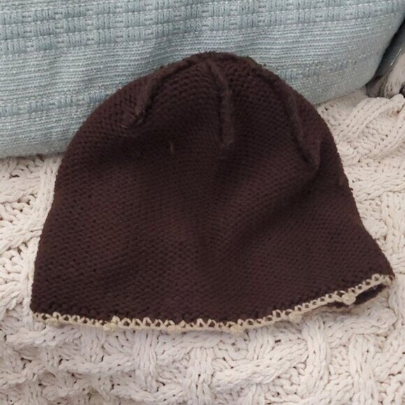 Vintage 90's Jessica Winter Cloche Hat with flower design - Picture 6 of 8